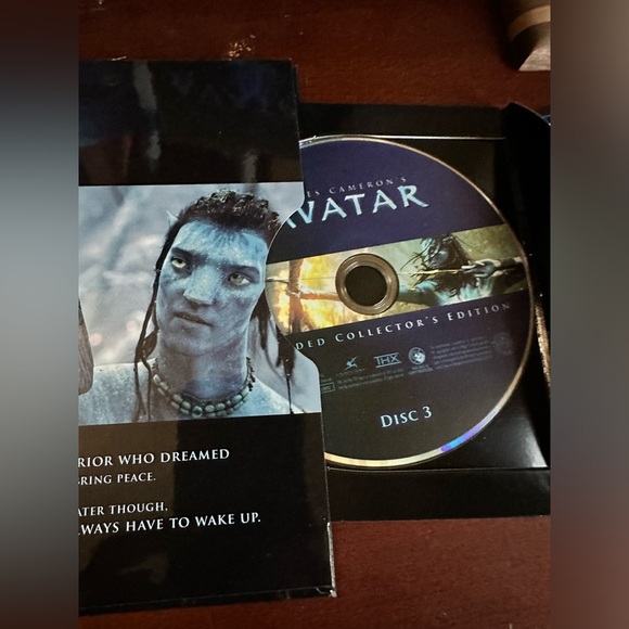 James Cameron’s Avatar 3 Disc DVD Set Extended Collectionctor’s Edition Preowned - Picture 7 of 16